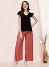 Black MESMORA MF Trendy Look Khadi Cotton Western Top With Bottom Heavy Collection 1120